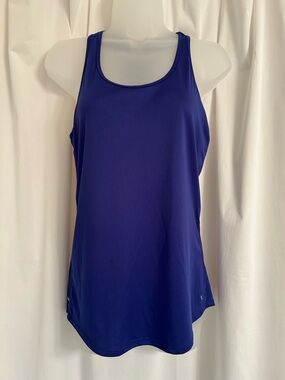 Danskin Now Royal Blue Scoop Neck Athletic Tank